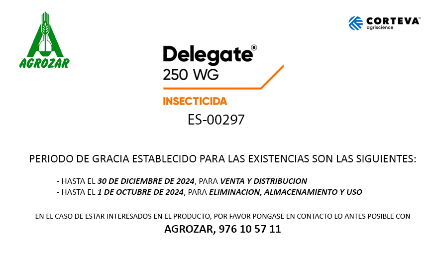 PERIODO DE GRACIA DEL PRODUCTO DELEGATE